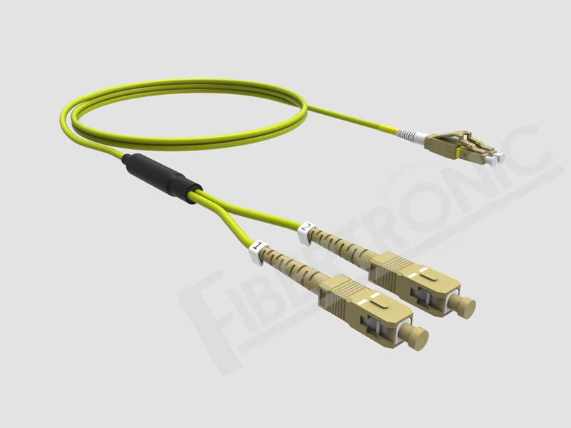LC Uniboot-SC OM5 3.0mm Dual Link Patch Cord